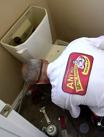 How Any Hour Services, Electrical, Plumbing, Heating & Air can help with your toilet installation needs