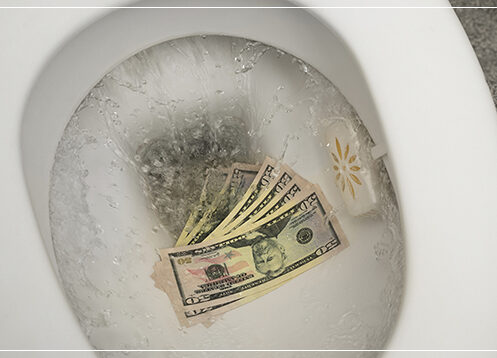 Toilet tips in Orem, UT