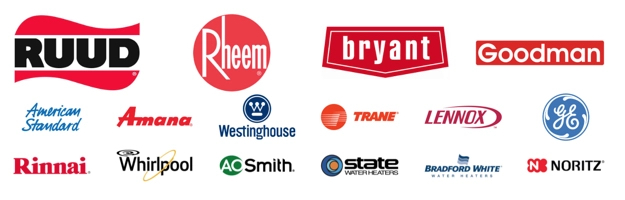 Collage of Home Service Manufacturer Logos