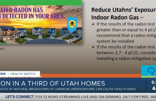Radon tips in Orem, UT
